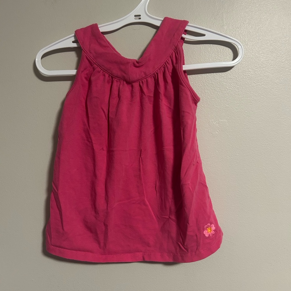 (3/$20) Joe Fresh 2t pink vneck Tank Top